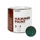 Эмаль молотковая Biodur Hammer Paint 3 в 1 темно-зеленый 2.1л - изображение 1