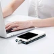 Зовнішній акумулятор повербанк power bank BASEUS Elf 10000mAh |1Type-C, 22.5W/5A, PD/QC, Lightning/Type-C Cable| white - зображення 5