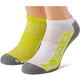 Носки Head PERFORMANCE SNEAKER 2P UNISEX Белый; Серый; Желтый 43-46 (791018001-004 43-46) - изображение 1