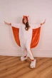 Пижама Кигуруми Белка Летяга Kigurumi Бело-коричневый L 165-175 см. (1089) - изображение 1