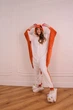 Пижама Кигуруми Белка Летяга Kigurumi Бело-коричневый L 165-175 см. (1089) - изображение 3