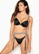 Пояс для чулков VICTORIA’S SECRET SHINE STRAP GARTER BELT M/L Леопард - изображение 2