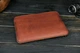Кожаный чехол для MacBook Дизайн №2 с войлоком, натуральная кожа итальянский Краст, цвет Вишня - изображение 1