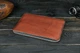 Кожаный чехол для MacBook Дизайн №2 с войлоком, натуральная кожа итальянский Краст, цвет Вишня - изображение 5