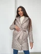 Пальто женское стеганое K&ML 29 M - L ( 46 - 48 ) Бежевый ( 29 - 03 ) - изображение 2