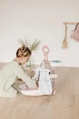 Zestaw do gry Smoby Toys Baby Nurse Składana walizka 3 w 1 Szaro-różowa (7600220374) - obraz 5