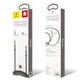 Кабель Baseus Yiven Audio cabel M30 1M (CAM30-BS1) Silver+Black - изображение 7