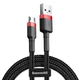 Кабель Baseus cafule cabel USB For Micro 2A 3m (CAMKLF-H91) Black+Red - изображение 1