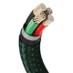 Кабель Baseus Cafule Series Metal Data cabel USB to IP 2.4A 1m (CALJK-A06) Green - изображение 5