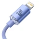 Кабель Baseus Crystal Shine Series Fast Charging Data cabel Type-C to iP 20W 2m (CAJY000305) Purple - изображение 4