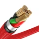 Кабель Baseus Horizontal Data cabelUSB For iP 2.4A 0.5m (CALSP-A09) Red - зображення 4