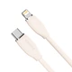 Кабель Baseus Jelly Liquid Silica Gel Fast Charging Data cabel Type-C to iP 20W 2m (CAGD020104) Pink - изображение 2