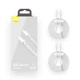 Кабель Baseus Simple Wisdom cabel Kit USB to iP PD 20W (комплект з 2 штук) 1.5m (TZCATLZJ-02) White - зображення 7