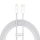 Кабель Baseus Dynamic Series Fast Charging Data cabel Type-C to iP 20W 2m (CALD000102) White - изображение 1