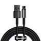 Кабель Baseus Tungsten Gold Fast Charging Data cabel USB to iP 2.4A 2m (CALWJ-A01) Black - зображення 1