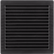 Решетка вентиляционная пластиковая AirRoxy AKUSzSg 170x170 диаметр 125 graphite черная 02-257 - изображение 2