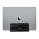 Металева підставка для ноутбука STR Aluminium Laptop Stand (C4) - Black - зображення 2
