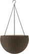 Горшок для цветов 8,6 л. Rattan style hanging sphere planter - изображение 2