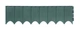 Бордюр садовий PROSPERPLAST GARDEN FENCE темно-зелений, 5,9 м - зображення 1