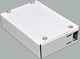 Міні-бокс для ВО адаптерів, (120х80х28мм) 2 SC Duplex- 2 LC Quad CMS - изображение 2