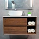 Тумба з умивальником Rexon Terra RX191W/090 Walnut (19190W) - зображення 1