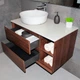 Тумба з умивальником Rexon Terra RX191W/090 Walnut (19190W) - зображення 4