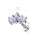 Серьга лабрет из стали Spikes LI68-1606-RDC для пирсинга хряща уха, хеликса (Золотистый, 6мм) - изображение 2