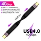 Кабель Type-C male to male 40 Gbps для синхронизации данных и зарядки Addap UC2UC-01, 100Вт, USB 4.0 (0118) - изображение 2
