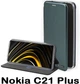 Чехол-книжка для смартфона BeCover Exclusive для Nokia C21 Plus Dark Green (BC_707919) - изображение 2