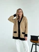 Вязанный кардиган Kulya Larionoff 42-46 кэмэл/черный (002478) - изображение 8