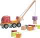Деревянная игрушка Cubika Машинка Авто-кран (13982) - изображение 2