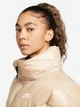 Пуховик зимний длинный женский Nike W Nsw Tf City Hd Parka DH4081-200 M Бежевый (196148945676) - изображение 6
