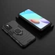 Чехол Fiji Ring для Xiaomi Redmi Note 11 4G бронированный бампер с кольцом черный - изображение 4
