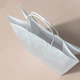 Пакет Подарунковий з друком Лого еko-kraft 260*150*350 мм - 20 шт/уп Друк на паперових пакетах логотипів Білі Фірмові Крафт пакети з ручками - зображення 8
