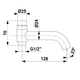 Носик ARMATURA MOZA CHROM 835-670-00 - изображение 2