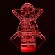 Акриловый светильник-ночник LEGO Ниндзяго красный tty-n001348 - изображение 1