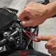 Брелок для ключей с номером телефона leather braided with carabiner. Red - изображение 3