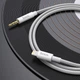 Кабель перехідник Lightning на 3,5 mini Mini-Jack (AUX) HOCO Digital Audio Conversion Cable (1м, ЦАП). White - зображення 4