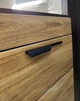 Черные накладные профильные ручки для мебели Bravo Beak R 160 мм - изображение 4