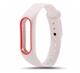 Силіконовий ремінець Primo для фітнес-браслета Xiaomi Mi Band 2 White/Red - зображення 1