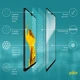Захисне скло для смартфона Xiaomi Redmi 9А/9С/Xiaomi Redmi A1 Piko 9H Black (1283126503986) - зображення 4