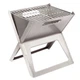 Гриль угольный мангал раскладной Bo-Camp Notebook/Fire Basket Compact Silver - изображение 2