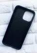 Матовый черный чехол на iPhone 13 Pro Max :: Зебра (принт 92) - изображение 3