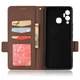 Чохол-книжка Idewei Side Lock для Infinix Hot 12 Play NFC (X6816D) Brown - изображение 2