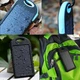 Power Bank Solar ES500 павербанк + ліхтарик із сонячною панеллю 5000 mAh Вологозахищений Чорний (код: ES500) - зображення 10