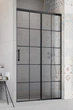 Душові двері RADAWAY Idea Black DWJ Factory 110 см 387015-54-55R - зображення 1