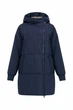 Подовжений жіночий пуховик oversize Finn Flare W20-12005-101 синє XS - зображення 8