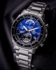 Мужские стильные наручные часы Casio EFV-600D-2AVUEF Серебристые - изображение 2
