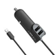 Автомобільний зарядний пристрій Baseus Energy Station 2USB + Кабель Lightning 1м 5.5 A Чорний - зображення 7