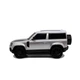Ігровий автомобіль на р/в Land Rover New Defener Silver KS Drive KD119191 - зображення 4
